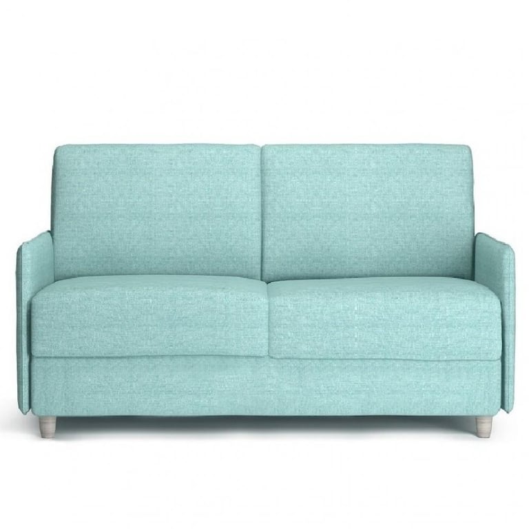 Produit similaire: Canapé Convertible express ZITTO Encombrement ouvert : 206 cm couchage 140 piètement hêtre naturel.