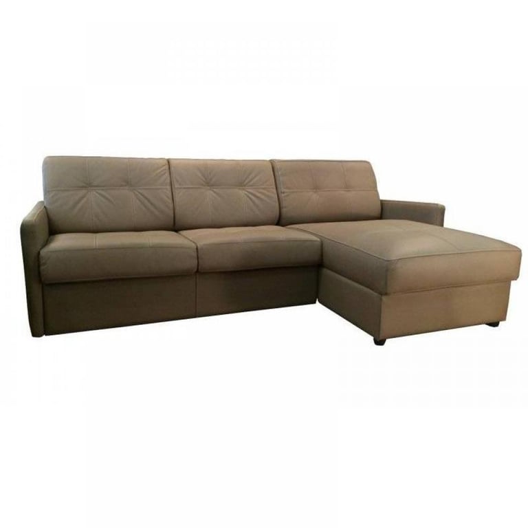 Produit similaire: Canapé d'angle réversible EXPRESS CUBE DELUXE 120 cm + coffre. Cuir vachette taupe. matelas 16 cm
