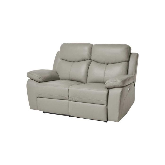 Produit similaire: Canapé Relax 2P Cuir gris clair - BATO - L 157 x l 93 x H 99