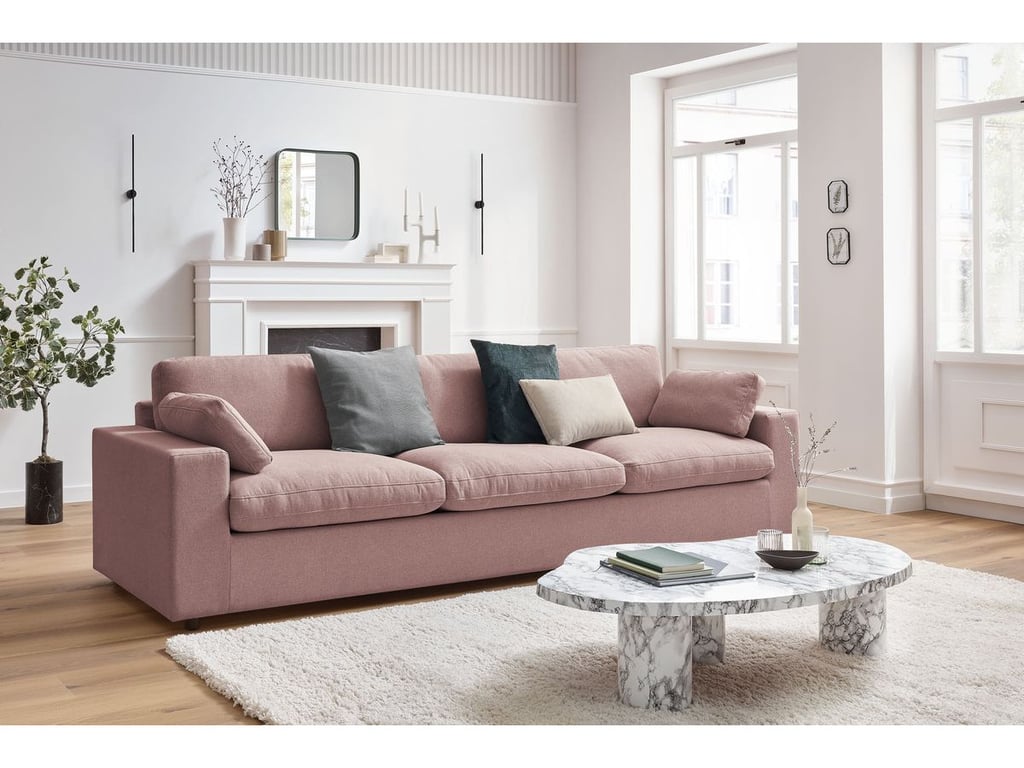 Produit similaire: Belair canapé droit fixe 4 places rose