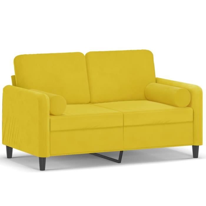 Produit similaire: Canapé 2 places avec oreillers décoratifs jaune 120 cm velours-AKO7592067323701