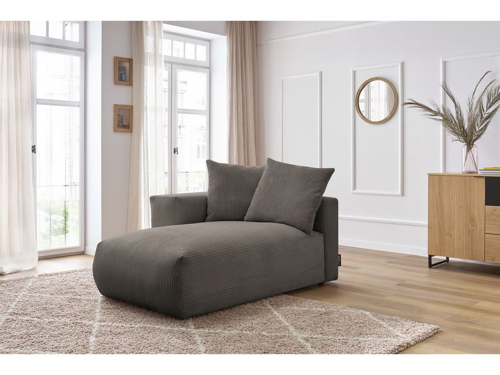 Produit similaire: Méridienne avec accoudoir pour canapé modulable VOLTAIRE taupe angle gauche BOBOCHIC 1 places