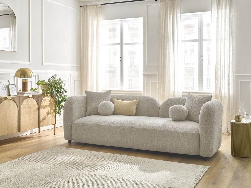 Produit similaire: Canapé Hailey 3 places tissu taupe