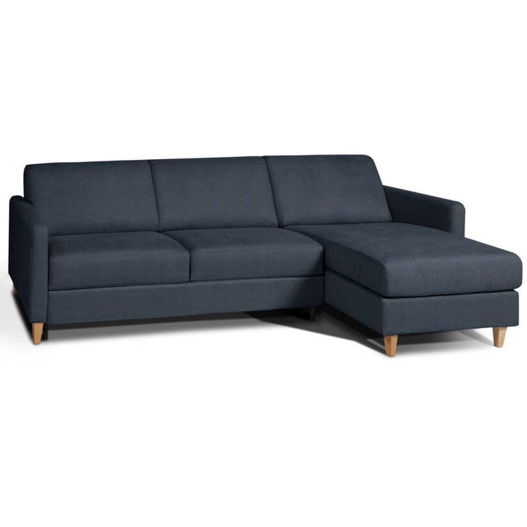 Produit similaire: Canapé convertible d'angle NORDIC matelas 16 cm système express sommier lattes 160 cm RENATONISI pieds naturel