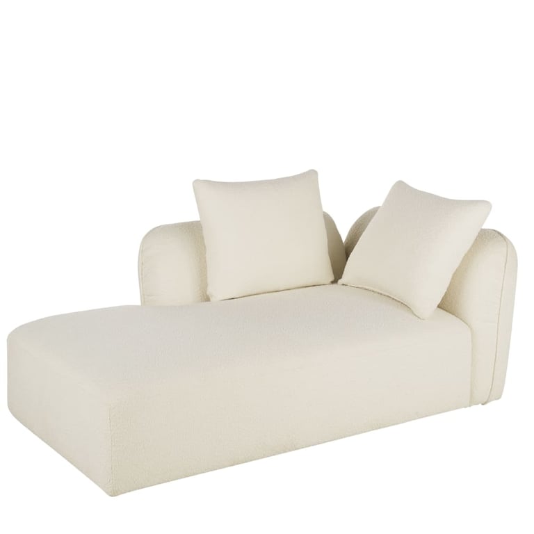 Méridienne Flake tissu blanc - Vue supplémentaire 3