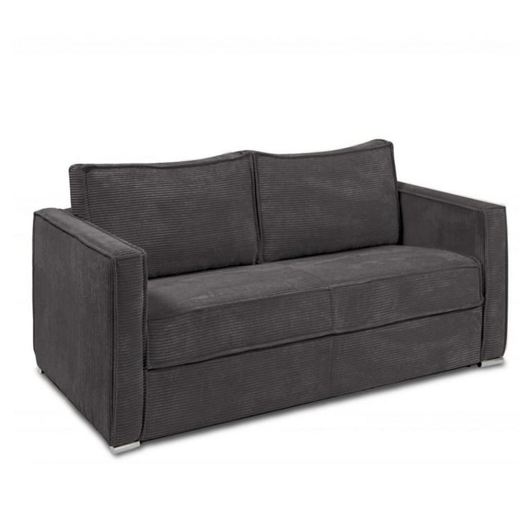 Produit similaire: Canapé lit express ANTIBES 120 cm matelas mémory 22 cm sommier LATTES velours côtelé zoom graphite