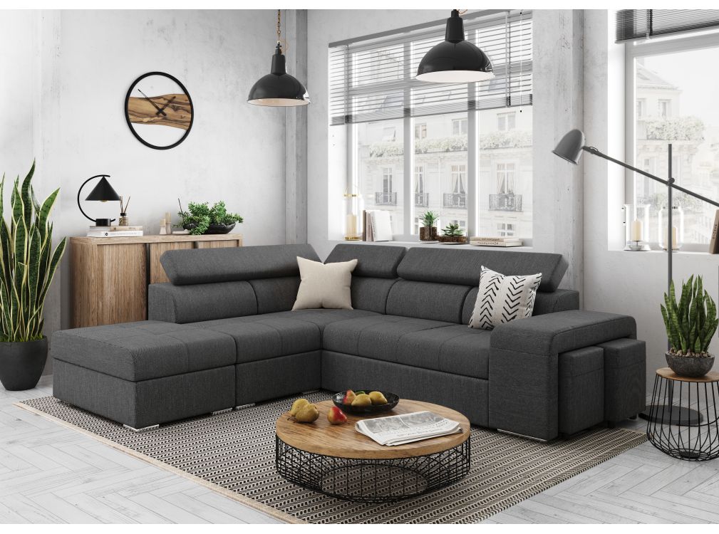 Produit similaire: Soan - Canapé relax convertible Gris