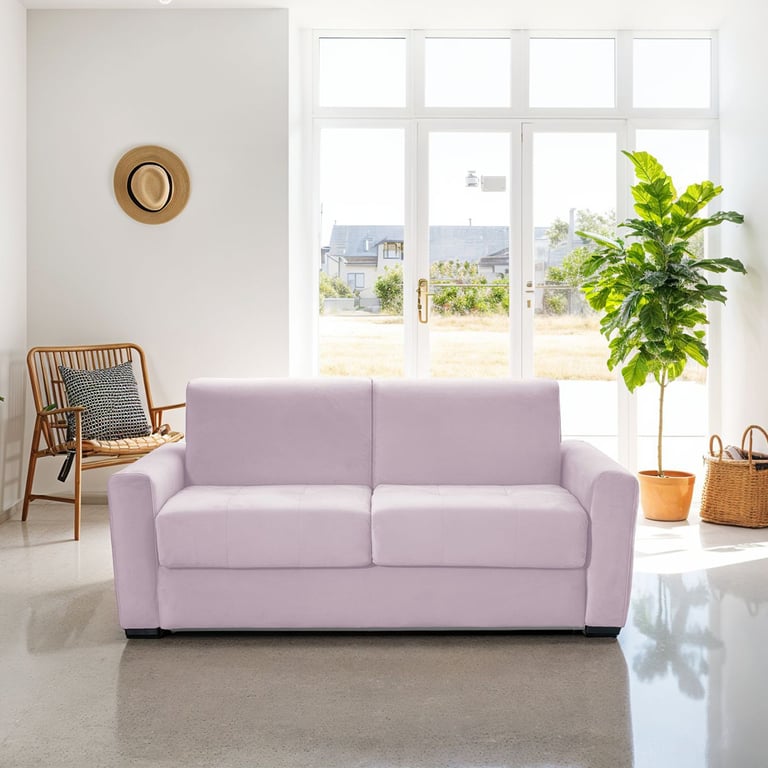 Produit similaire: andrea - Canapé convertible velours Rose