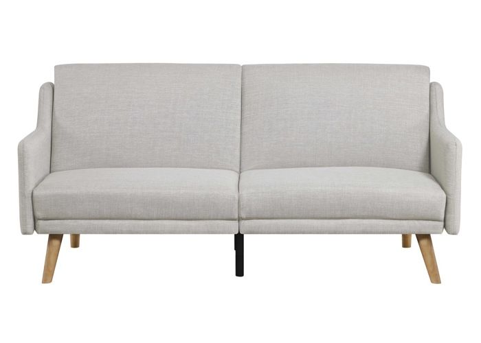 ESTER - Canapé convertible scandinave gris clair - Vue supplémentaire 1