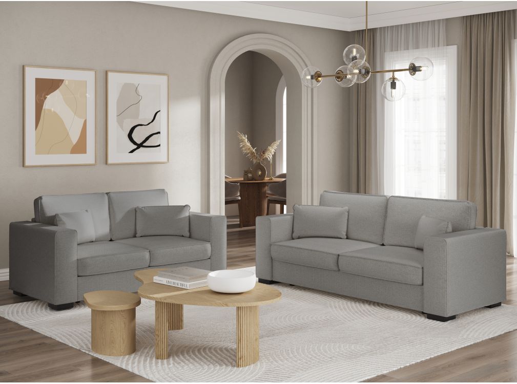 Produit similaire: Ensemble canapés 2 places et 3 places BELAMI en tissu