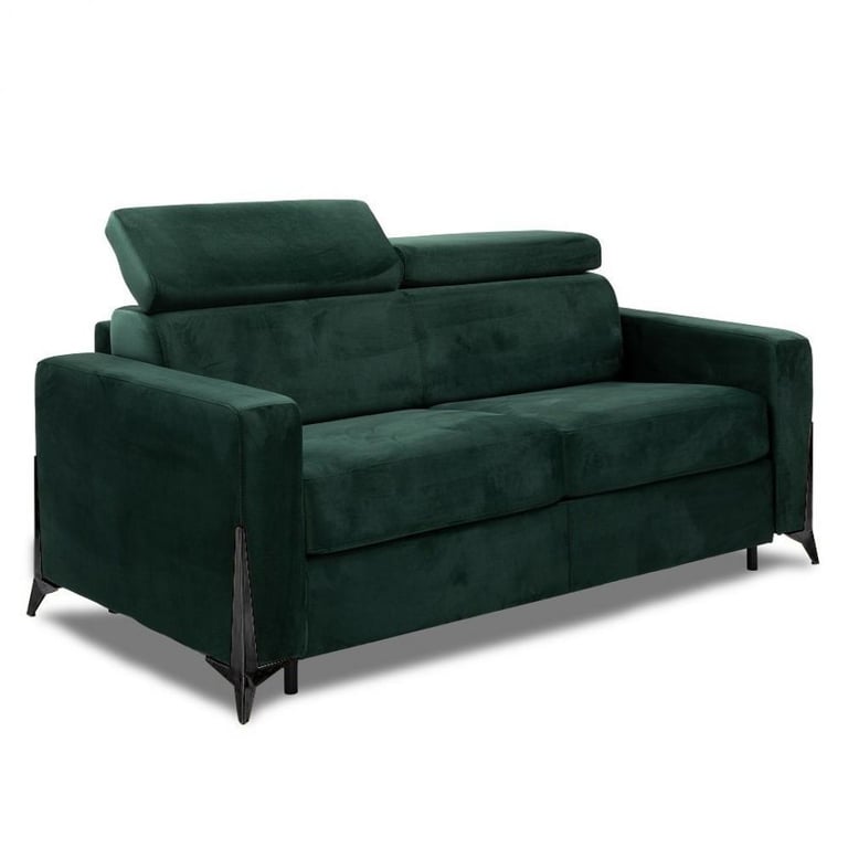 Produit similaire: Canapé express BOULOGNE convertible 120 cm sommier lattes matelas 16cm pieds métal noir