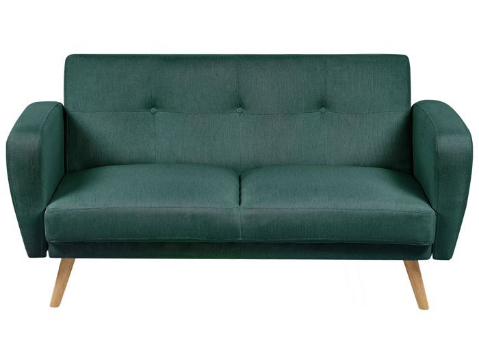 Produit similaire: Canapé convertible 2 places en tissu vert FLORLI