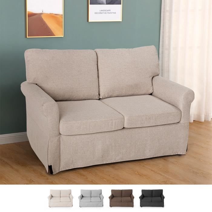 Produit similaire: Canapé 2 places de design classique moderne pour salons et salons en tissu Epoque, Couleur: Beige