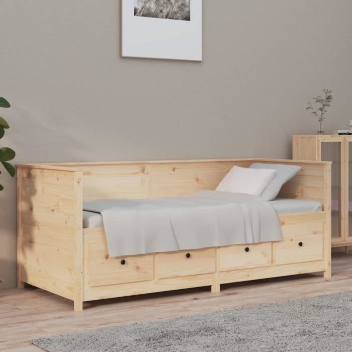 Produit similaire: Lit de jour 90x190 cm Bois de pin massif  820911