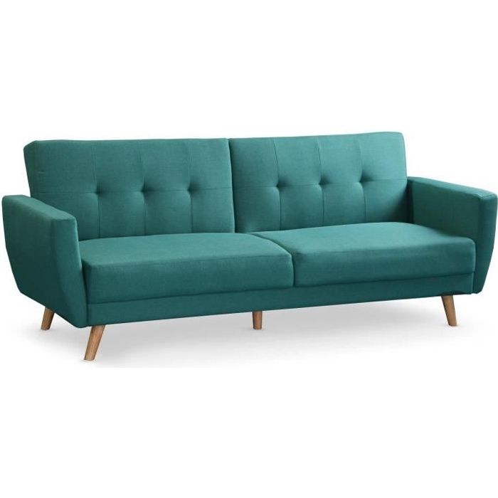 Produit similaire: Canapé convertible clic-clac scandinave Refresha Tissu Bleu vert
