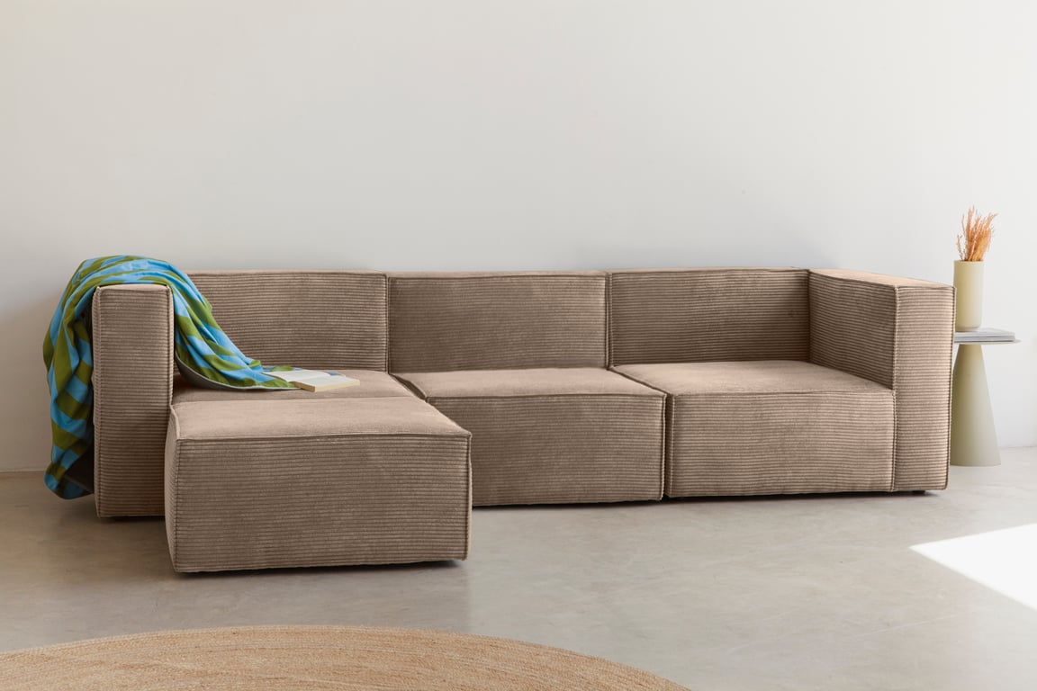 Produit similaire: harper - Canapé velours côtelé Beige