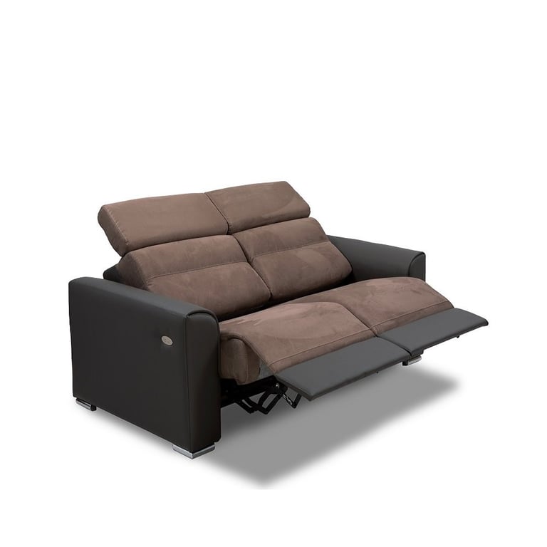 Produit similaire: Canapé 2 places relax électrique CONFORT LOFT avec système zéro wall bicolore gris / taupe
