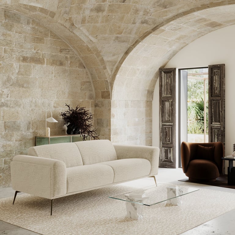 swann - Canapé Beige