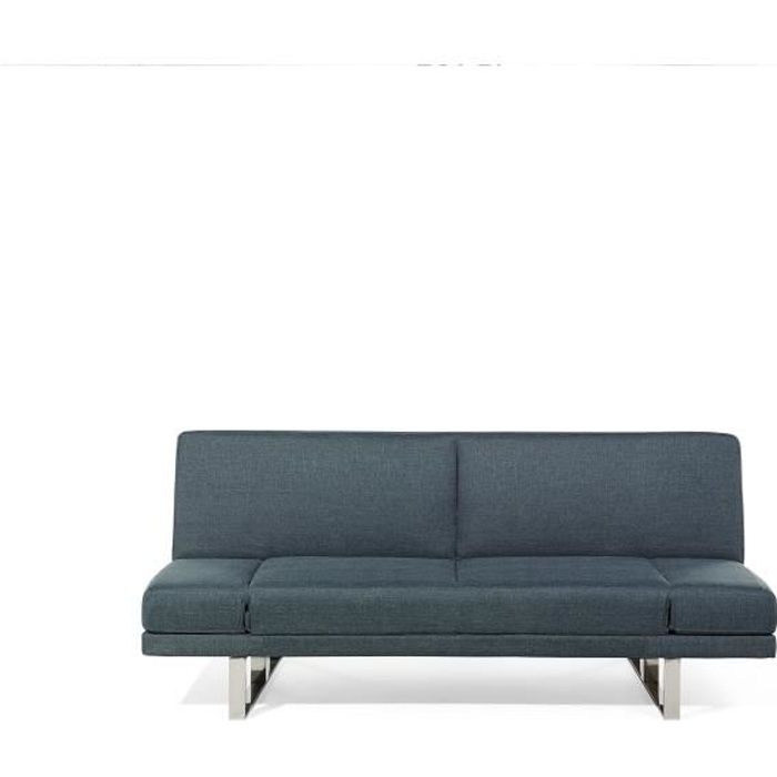 Produit similaire: Canapé convertible 2 places en tissu bleu gris YORK - BELIANI - Contemporain - Design - Quotidien
