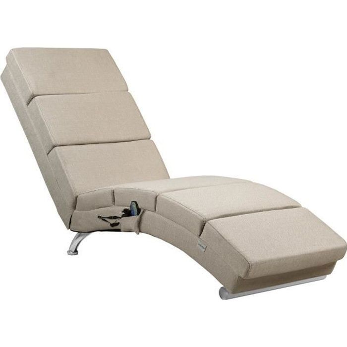 Produit similaire: Méridienne London Chaise longue d’intérieur design avec fonction de massage chauffage Fauteuil relax salon sable