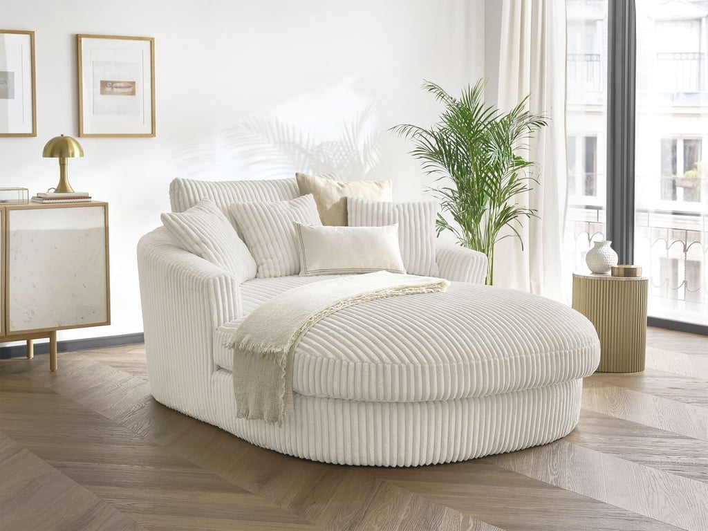 Produit similaire: Belem méridienne velours côtelé gros côtelé beige