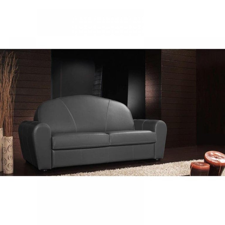 Produit similaire: Canapé lit CLUB DELUXE convertible EXPRESS 120 cm cuir gris graphite matelas 16 cm