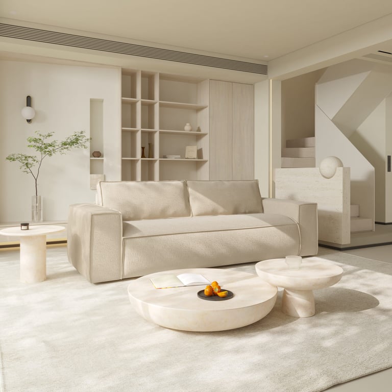 Produit similaire: Joan - Canapé velours Beige