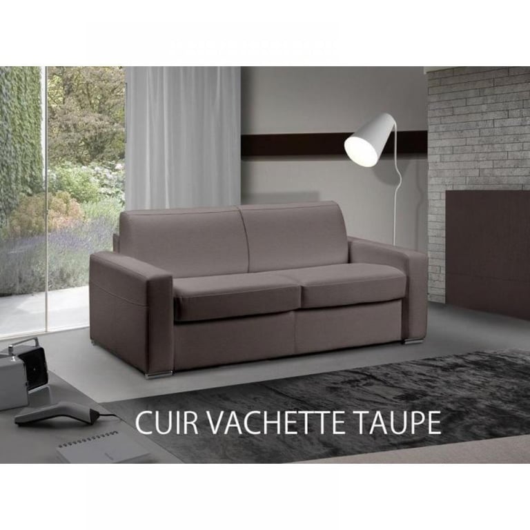 Produit similaire: Canapé MASTER express matelas 18 cm sommier lattes RENATONISI XXL 180 cm cuir taupe clair