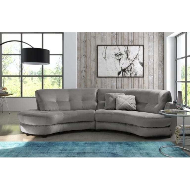 Produit similaire: brenner - Canapé velours Gris