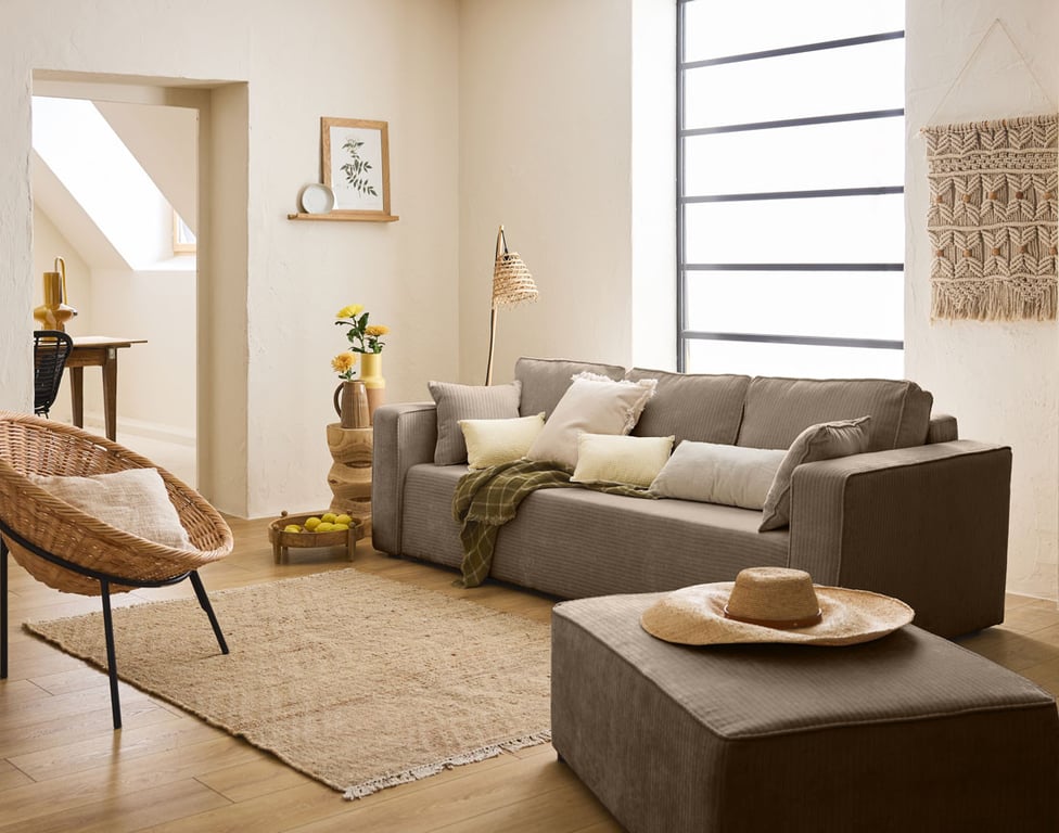 Produit similaire: topaze - Canapé convertible Beige