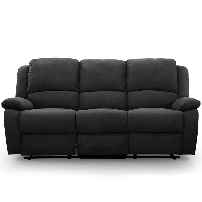 Produit similaire: Canapé Relaxation 3 places Microfibre LEO - Noir - L193 x 93 x 96cm - LOUNGITUDE