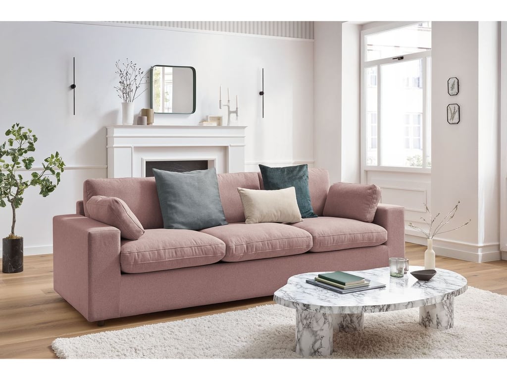 Produit similaire: Belair canapé droit fixe 3 places rose