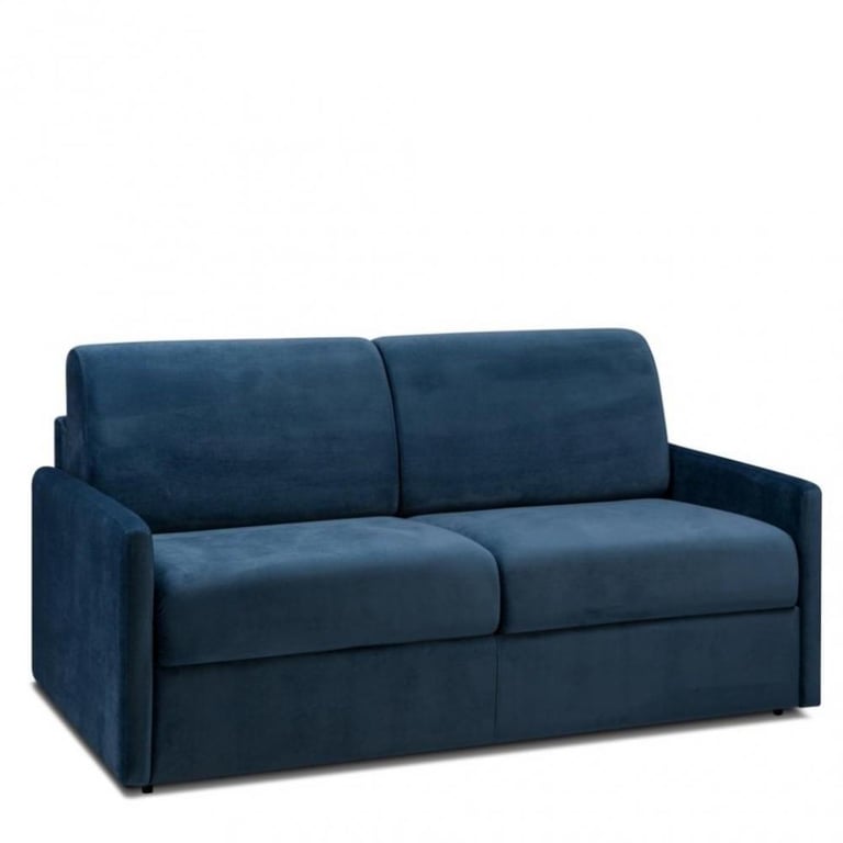 Produit similaire: LUXURY - Canapé convertible velours bleu