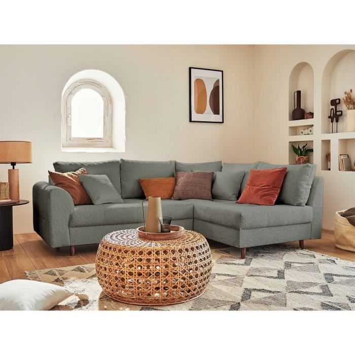 Produit similaire: Rune - canapé d'angle droit - 4 places - en tissu bouclette