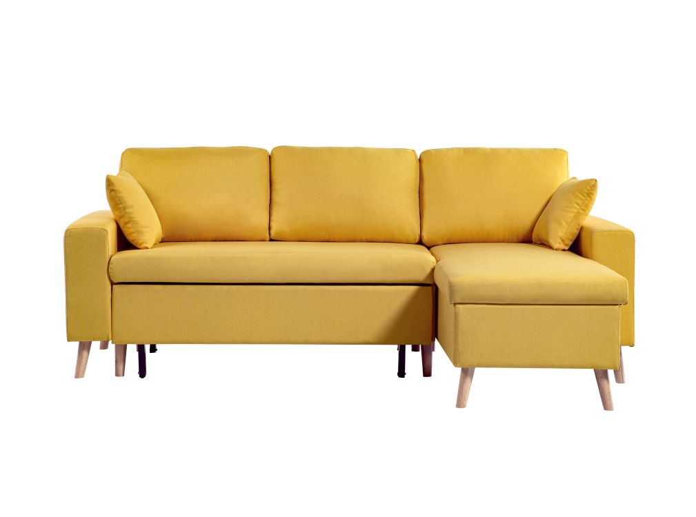 Produit similaire: Canapé d'angle 4 places MARIA SCANDINAVE réversible et convertible en tissu