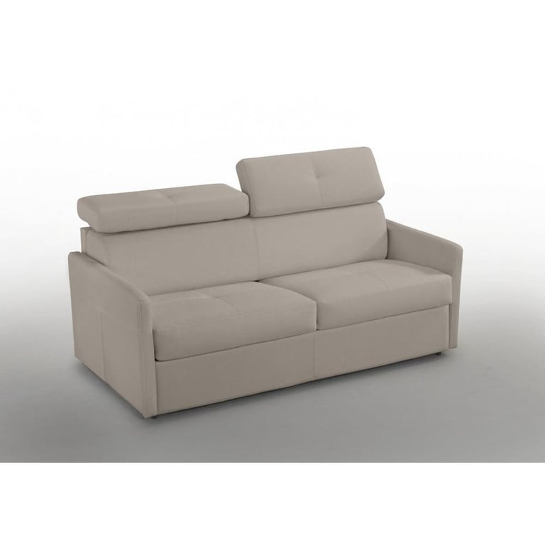 Produit similaire: Canapé 2-3 places PARIS 120cm Cuir taupe clair COUCHAGE EXPRESS matelas 16 cm