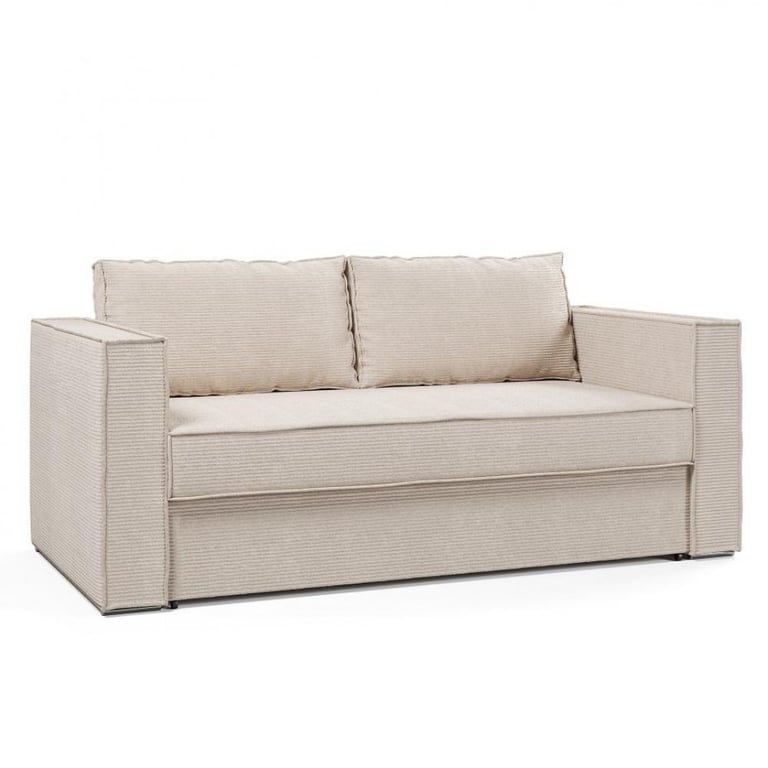 Produit similaire: Canapé SUN convertible EXPRESS 100cm sommier métal matelas 16cm tissu tweed twist jaune lemon