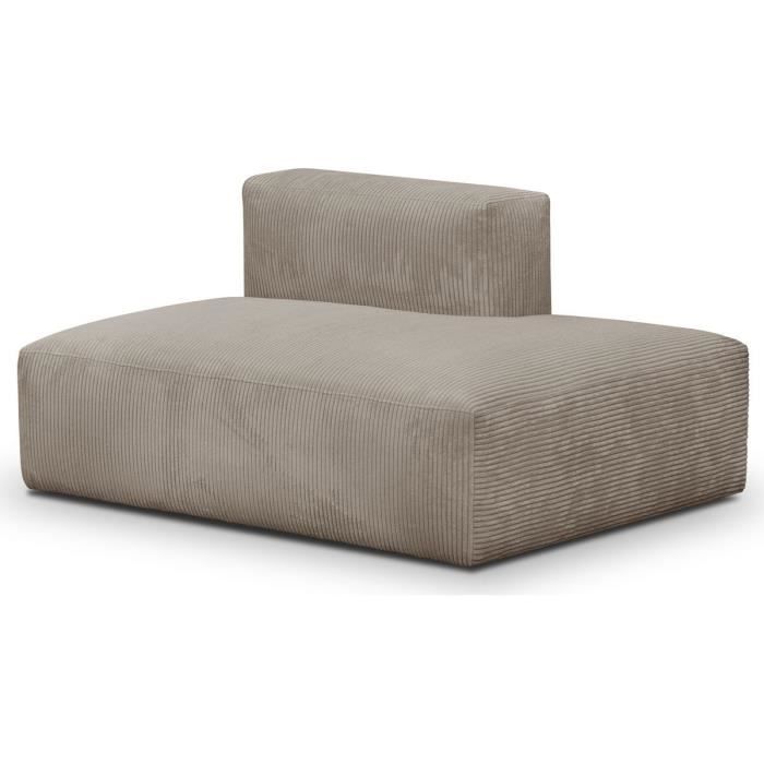 Produit similaire: Canapé ModuloN - HOMIFAB - Angle ouvert à droite - Fixe - Tissu - 2 places - Gris - Contemporain - Design