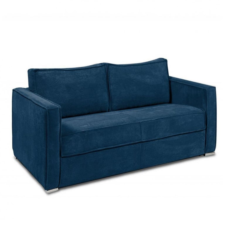 Produit similaire: Canapé convertible express 120  ARLES matelas mémory 22cm sommier lattes velours côtelé marron