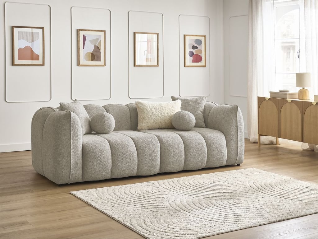 Produit similaire: Canapé droit fixe 3 places DENVER taupe BOBOCHIC