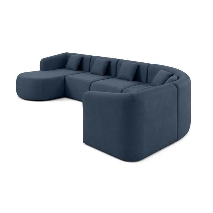 Produit similaire: Ikare - canapé modulable d'angle gauche - 6 places - en tissu - Bleu