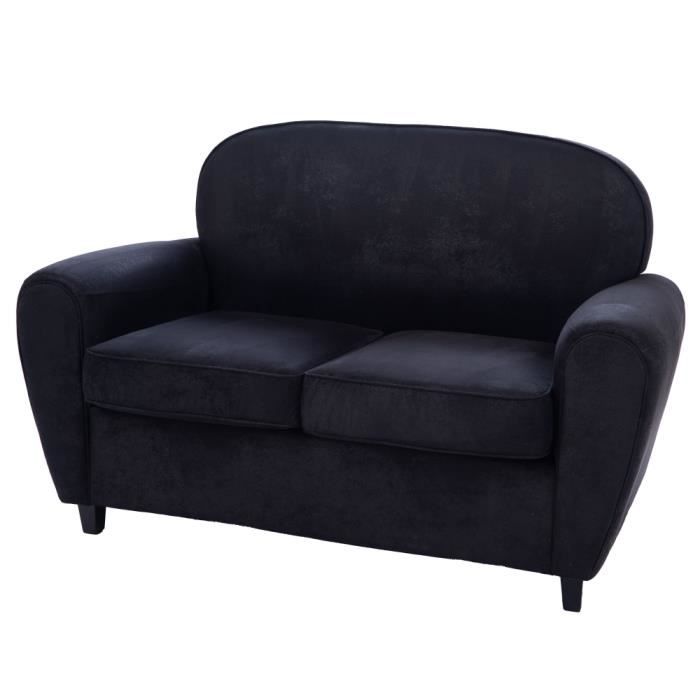 Produit similaire: Canapé Club noir - Amadeus - 2 places - Simili - Classique - Intemporel