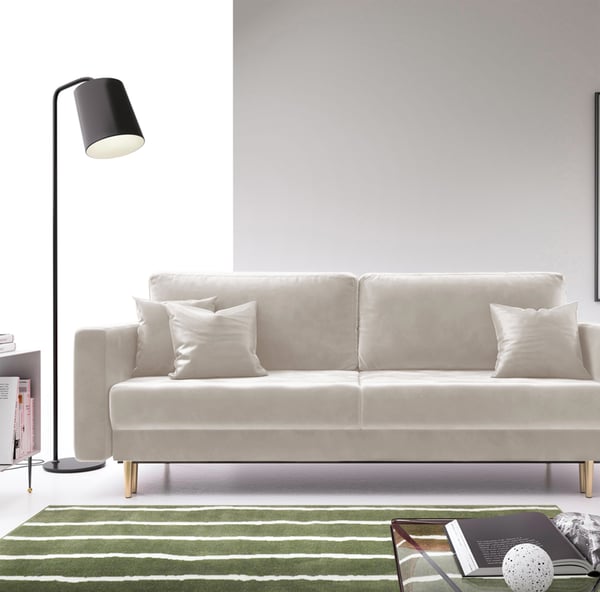Valico - Canapé velours Beige