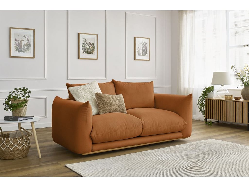 Produit similaire: Canapé droit fixe 2 places ERNEST orange BOBOCHIC