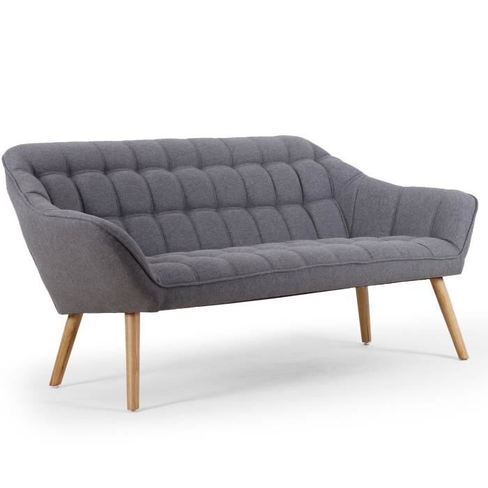 Produit similaire: Canapé 3 places Scandinave Zentao Tissu Gris Clair - MENZZO - Fixe - Moelleux - L83 x P190 x H70 cm