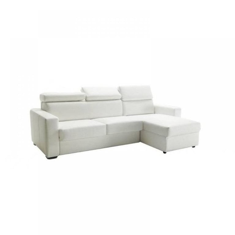 Produit similaire: Canapé d'angle réversible EXPRESS SIDNEY DELUXE 160 cm cuir vachette blanc cassé têtières réglables matelas 16 cm