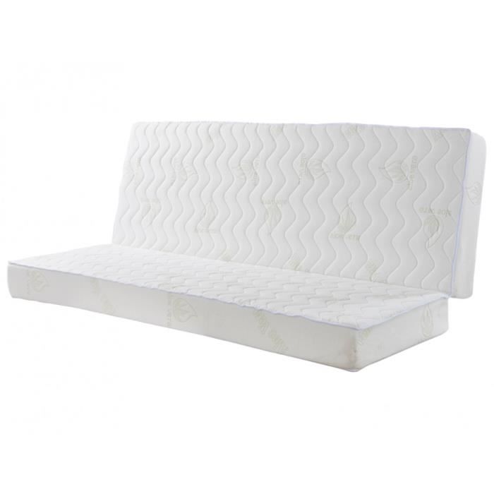 Produit similaire: Matelas clic-clac NATUREA ALOHA - 130x190cm - ép.16cm - mousse 25kg/m3 - confort ferme