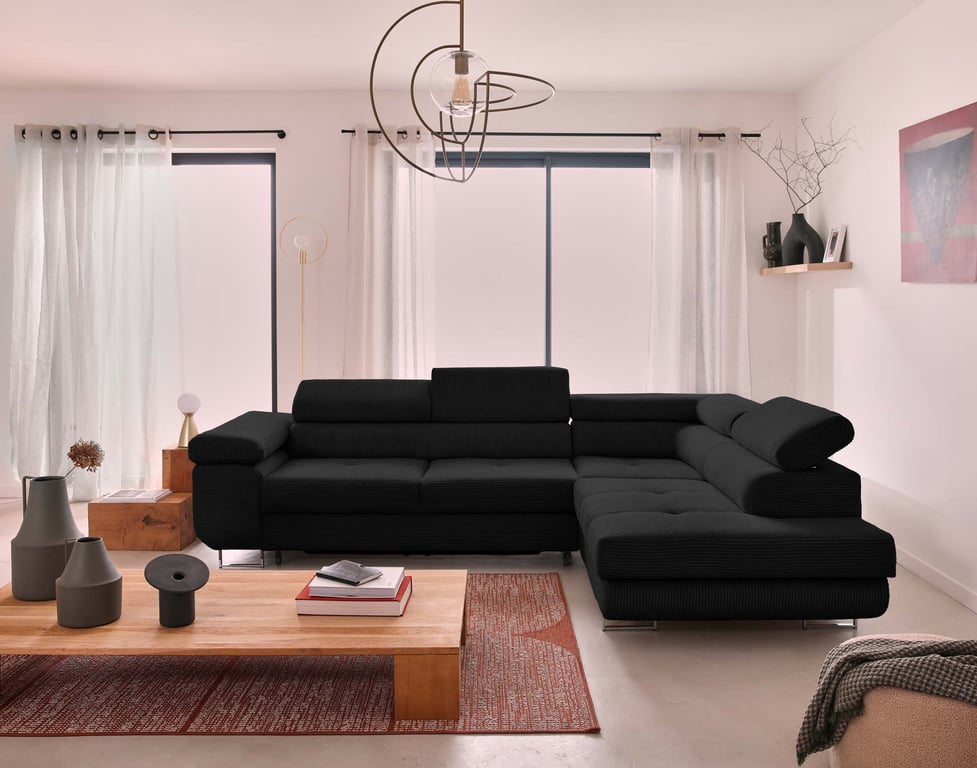 Produit similaire: zaria - Canapé relax convertible Noir