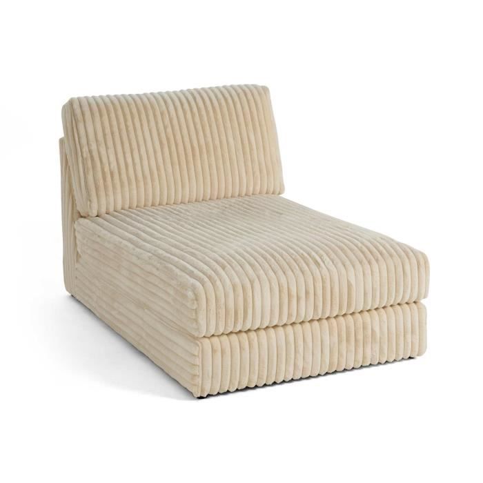 Produit similaire: Jasper - module méridienne - en velours côtelé grosses côtes - Beige