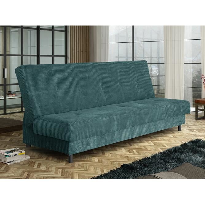 Canapé-lit Columbus 184 - Poso 125 - 195x90x85cm - Bleu